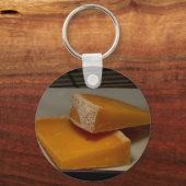 Mimolette Cheese Schlüsselanhänger (Vorderseite)