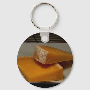 Mimolette Käse Schlüsselanhänger