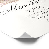 Mimosa Bar Elegante Provence Poster (Ecke)