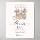 Mimosa Bar Elegante Provence Poster (Vorne)