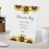 Mimosa Bar florgelb Sockelschild (In SItu)