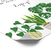 Mimosa Bar House Pflanze Brautparty Party Poster (Ecke)