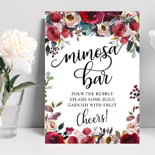 Mimosa-Bar-Junggesellinnen-Abschiedsparty Poster