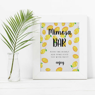 Mimosa-Bar-Limonen-Junggesellinnenabschied-Hauptat Poster