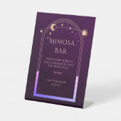 Mimosa Bar Mystical Rainbow Plum Sun Moon Stars Sockelschild (Vorderseite)