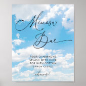 Mimosa Bar on Cloud Nine 9 Brautparty Poster (Vorne)