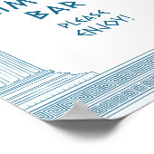 Mimosa Bar Party für Griechenland thematische Vera Poster (Ecke)