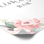 Mimosa Bar Party Sign Poster (Ecke)