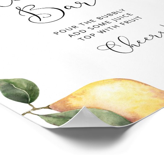 Mimosa Bar Poster (Ecke)