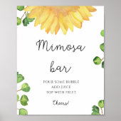 Mimosa-Bar Poster (Vorne)