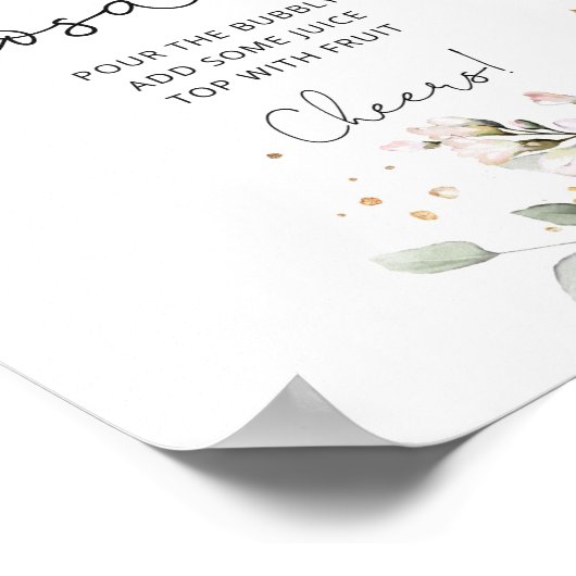 Mimosa Bar Poster (Ecke)