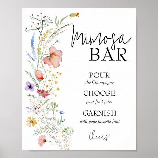 Mimosa Bar Poster (Vorne)