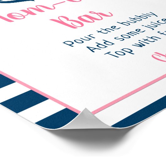 Mimosa Bar Poster (Ecke)