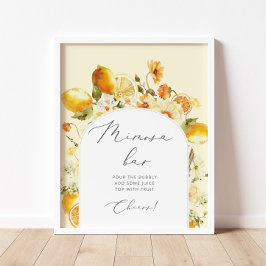 Mimosa Bar Poster