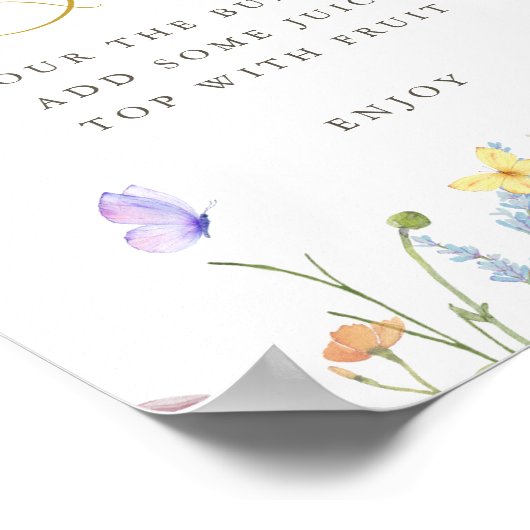 Mimosa Bar Poster (Ecke)