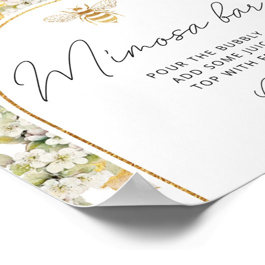 Mimosa Bar Poster (Ecke)