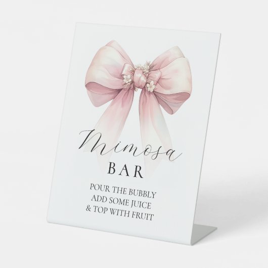 Mimosa Bar Shes bindet das Brautparty des Knotens Sockelschild (Vorderseite)