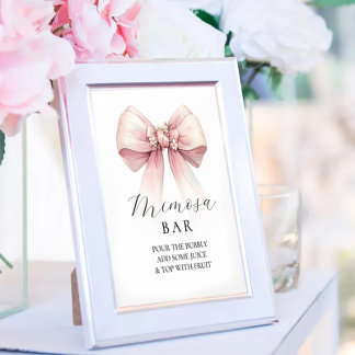 Mimosa Bar Shes bindet das Brautparty des Knotens Sockelschild