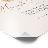 Mimosa Bar Sign Bear Baby Dusche mit Balloons Fotodruck (Ecke)