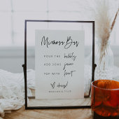 Mimosa Bar Sign Brautparty Wedding Party G400 Poster