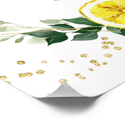 Mimosa Bar Sign Poster (Ecke)