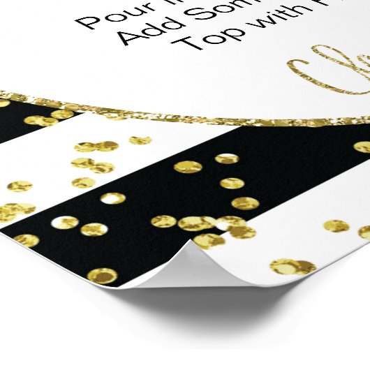 Mimosa Bar Sign Poster (Ecke)