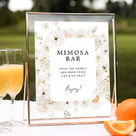 Mimosa Bar Sign Poster