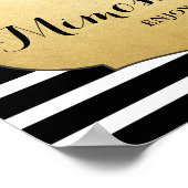 Mimosa Bar Wedding Sign Imitate Poster (Ecke)