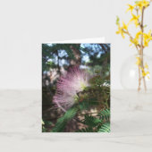 Mimosa-Blume Karte (Gelbe Blume)