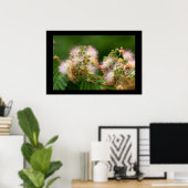Mimosa-Blüten Poster (Heimbüro)