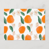 Mimosa Brunch Handgezeichnetes Brautparty Postkarte (Rückseite)