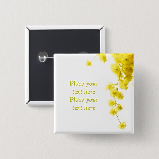 Mimosa Button (Vorne & Hinten)