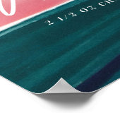 Mimosa Cocktail Morgens Poster (Ecke)