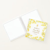Mimosa First Communion Guest Book Notizblock (Innenseite)