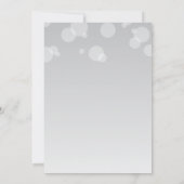 Mimosa Glass Christma Brunch und Bubbly Einladung (Rückseite)