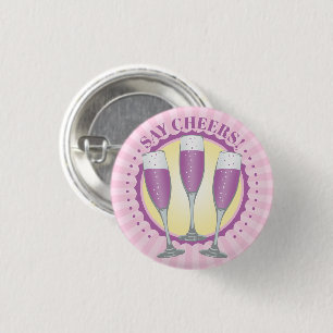 Mimosa Lila Champagne Brillen Button
