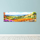 "Mimosa Lumière" weite Landschaft Provence Leinwanddruck (Insitu (Holzboden))