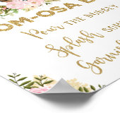 Mimosa Mama-osa Bar Sign Girl Woodland Kinderdusch Poster (Ecke)