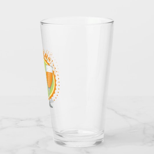 Mimosa Orange Champagne Brillen Glas (Links)