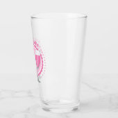 Mimosa Pink Champagne Brille Glas (Links)