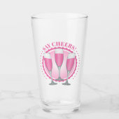 Mimosa Pink Champagne Brille Glas (Vorderseite)