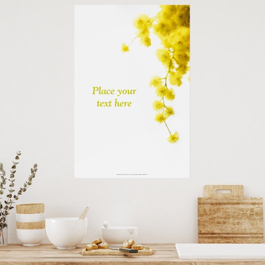 Mimosa Poster (Küche)
