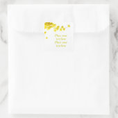 Mimosa Quadratischer Aufkleber (Tasche)