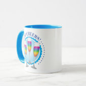 Mimosa Rainbow Champagne Tasse (Vorderseite Links)