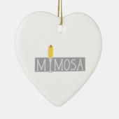 Mimosa Sign Keramikornament (Rechts)