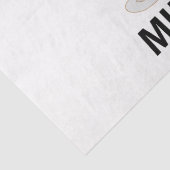 Mimosa Sip mit einem lächelnden Mimosa Seidenpapier (Detail)