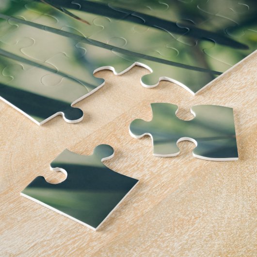 Mimosa Tree mit gelben Blumen Puzzle (Seite)