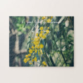 Mimosa Tree mit gelben Blumen Puzzle (Horizontal)