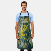 Mimosa Tree mit gelben Blumen Schürze (Getragen)