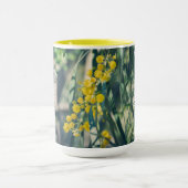 Mimosa Tree mit gelben Blumen Tasse (Zentrum)